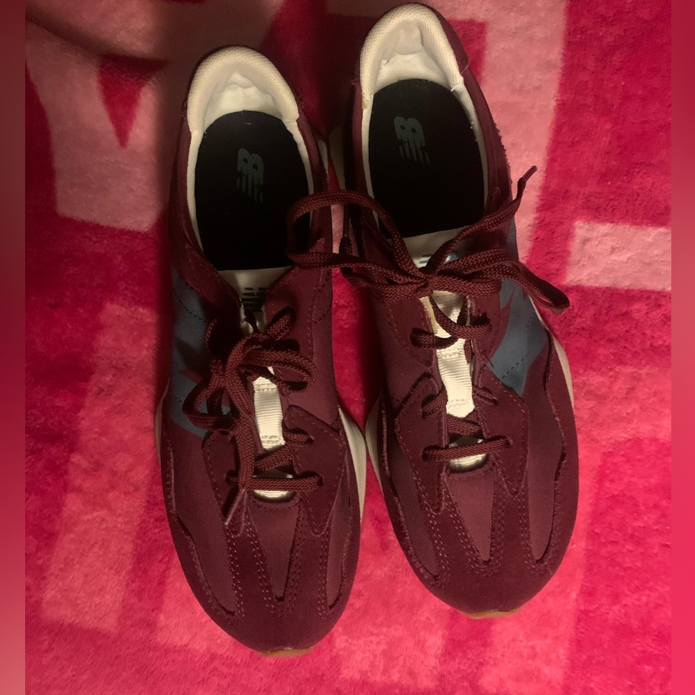 Youth New Balance 327 Garnet (Burgundy) & Natural Indigo